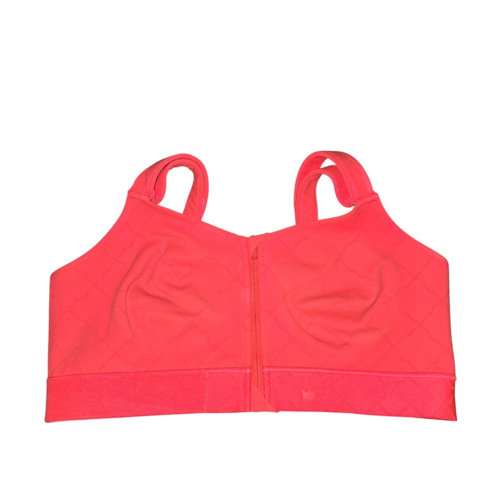 Shefit Ultimate Sports Bra 3LUXE Pink Adjustable Wireless Front Zip High Impact